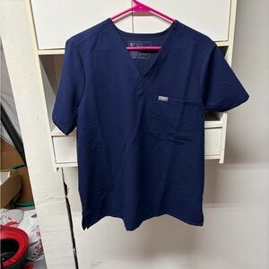 Figs navy blue scrub set